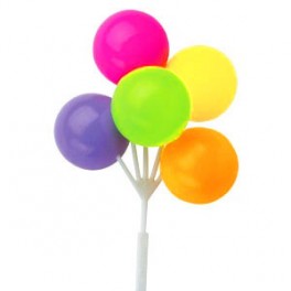 Neon Balloon Cluster Picks Neon Balloon Cluster Picks