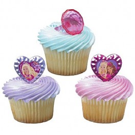barbie cupcake rings