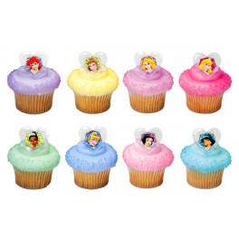 Disney Princess Glitter Cupcake Rings Disney Princess Glitter Cupcake Rings