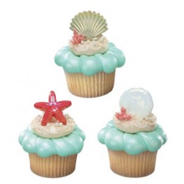 Seashell Cupcake Rings Seashell Cupcake Rings