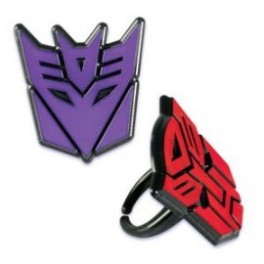 Transformer Cupcake Rings Transformer Cupcake Rings