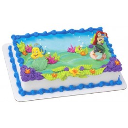 Disney Princess Little Mermaid & Flounder Cake Disney Princess Little Mermaid & Flounder Cake