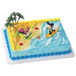 Mickey & Minnie Surfers Cake Mickey & Minnie Surfers Cake