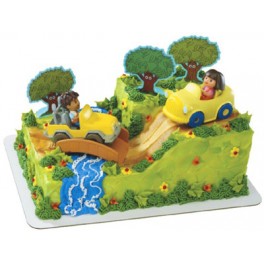 Dora & Diego Safari Party Signature Cake Dora & Diego Safari Party Signature Cake