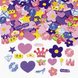 Self-Adhesive Princess Foam Shapes Self-Adhesive Princess Foam Shapes