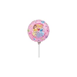 9" Disney Princess Birthday Air-Filled Balloon 9" Disney Princess Birthday Air-Filled Balloon