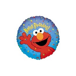 9" Elmo Birthday Air-Filled Balloon 9" Elmo Birthday Air-Filled Balloon