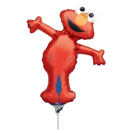 14" Elmo Shape Air-Filled Balloon 14" Elmo Shape Air-Filled Balloon