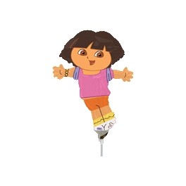 14" Dora Shape Air-Filled Balloon 14" Dora Shape Air-Filled Balloon