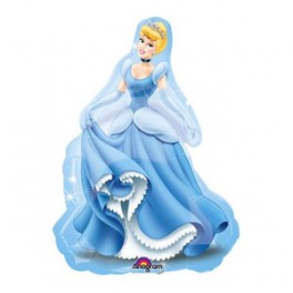 14" Disney Princess Cinderella Air-Filled Balloon 14" Disney Princess Cinderella Air-Filled Balloon