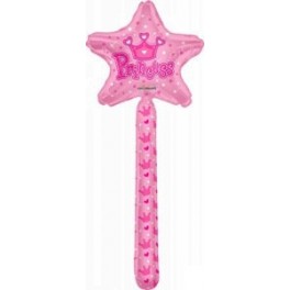 20" Princess Wand Air-Filled Balloon 20" Princess Wand Air-Filled Balloon