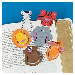 Animal Bookmark Clips Animal Bookmark Clips