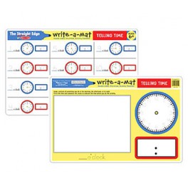 Melissa & Doug Write-A-Mat Telling Time Melissa & Doug Write-A-Mat Telling Time
