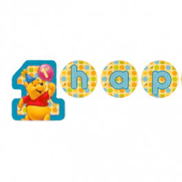 Pooh 1st Birthday Banner Pooh 1st Birthday Banner