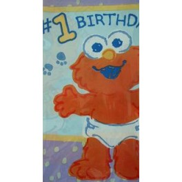 Sesame 1st Birthday Tablecover Sesame 1st Birthday Tablecover