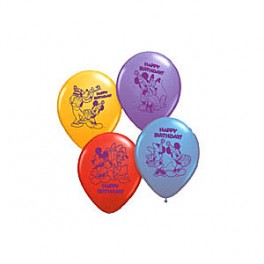 12" Mickey & Pals Latex Balloons 12" Mickey & Pals Latex Balloons