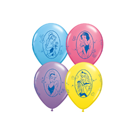 11" Disney Princess Latex Balloons 11" Disney Princess Latex Balloons