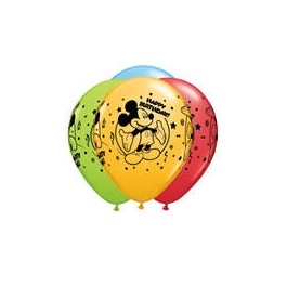 11" Mickey Mouse Latex Balloons 11" Mickey Mouse Latex Balloons