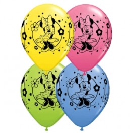 11" Minnie Mouse Latex Balloons 11" Minnie Mouse Latex Balloons