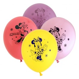 12" Minnie Mouse Latex Balloons 12" Minnie Mouse Latex Balloons