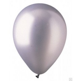12" Metallic Pearl Silver Latex Balloons 12" Metallic Pearl Silver Latex Balloons