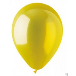 12" Crystal Yellow Latex Balloons 12" Crystal Yellow Latex Balloons