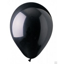 12" Crystal Black Latex Balloons 12" Crystal Black Latex Balloons