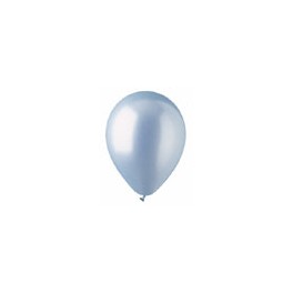 12" Metallic Pearl Light Blue Latex Balloons 12" Metallic Pearl Light Blue Latex Balloons