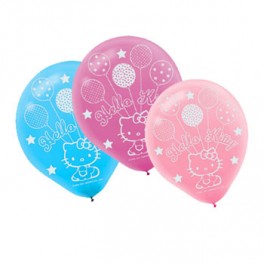12" Hello Kitty Latex Balloons 12" Hello Kitty Latex Balloons