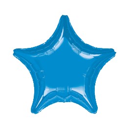 18" Blue Star Mylar Balloon 18" Blue Star Mylar Balloon
