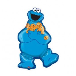 31" Sesame Cookie Monster Mylar Balloon 31" Sesame Cookie Monster Mylar Balloon