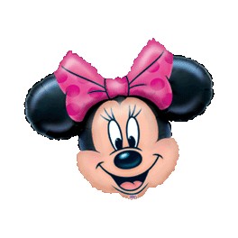 28x23" Minnie Head Mylar Balloon 28x23" Minnie Head Mylar Balloon