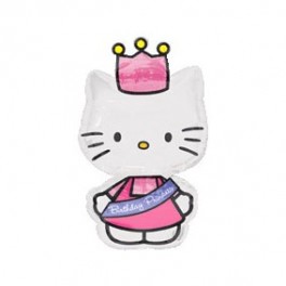 31" Hello Kitty Birthday Princess Mylar Balloon 31" Hello Kitty Birthday Princess Mylar Balloon