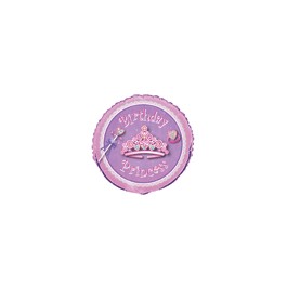 18" Birthday Princess Wand & Tiara Mylar Balloon 18" Birthday Princess Wand & Tiara Mylar Balloon