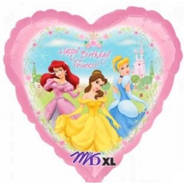 18" Disney Princess Garden Birthday Mylar Balloon 18" Disney Princess Garden Birthday Mylar Balloon