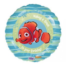 18" Finding Nemo Birthday Mylar Balloon 18" Finding Nemo Birthday Mylar Balloon