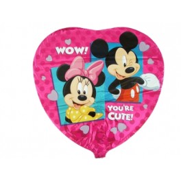 18" Mickey & Minnie Mylar Balloon 18" Mickey & Minnie Mylar Balloon