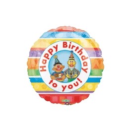 18" Bert & Ernie Mylar Balloon 18" Bert & Ernie Mylar Balloon