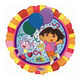 18" Dora Happy Birthday Mylar Balloon 18" Dora Happy Birthday Mylar Balloon
